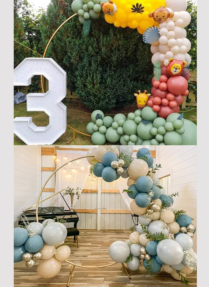 Bulk 78" Round Backdrop Stand Metal Circle Arch for Outdoor Wedding Birthday Party Bridal Shower Wholesale