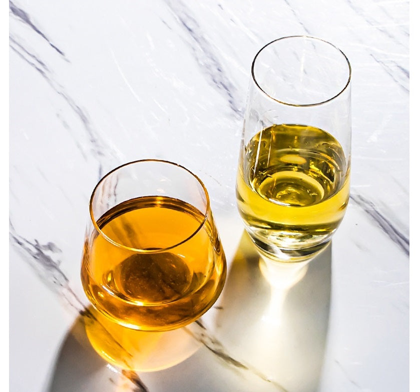 Bulk 2 Pcs Crystal Clear Wine Glass for Wedding Birthday Party Wholesale