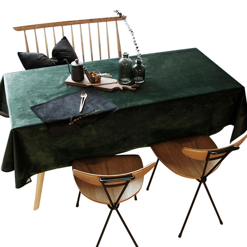 Bulk Tablecloths Dust-proof Wrinkle Resistant Velvet Tablecloth Wholesale