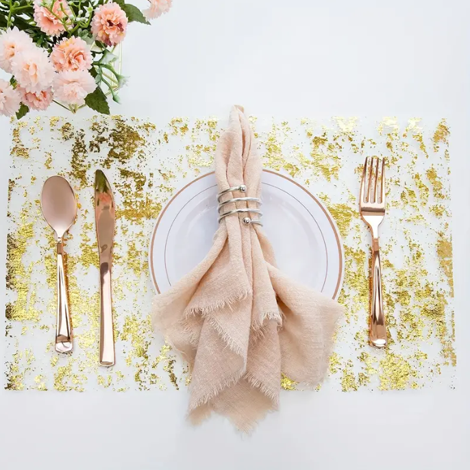 Bulk Sparkle Foil Table Runner with Thin Mesh for Weddings Bridal Baby Showers Birthday New Year Party Decor Wholesale