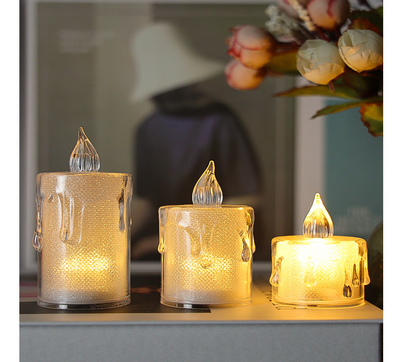 Bulk 24 Pcs Flameless LED Tea Light Candle for Wedding Valentine's Day  Wholesale