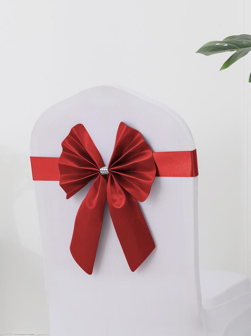 Bulk 2 Pcs Short Tail Butterfly Festival Chair Sashes Decoration Wholesale