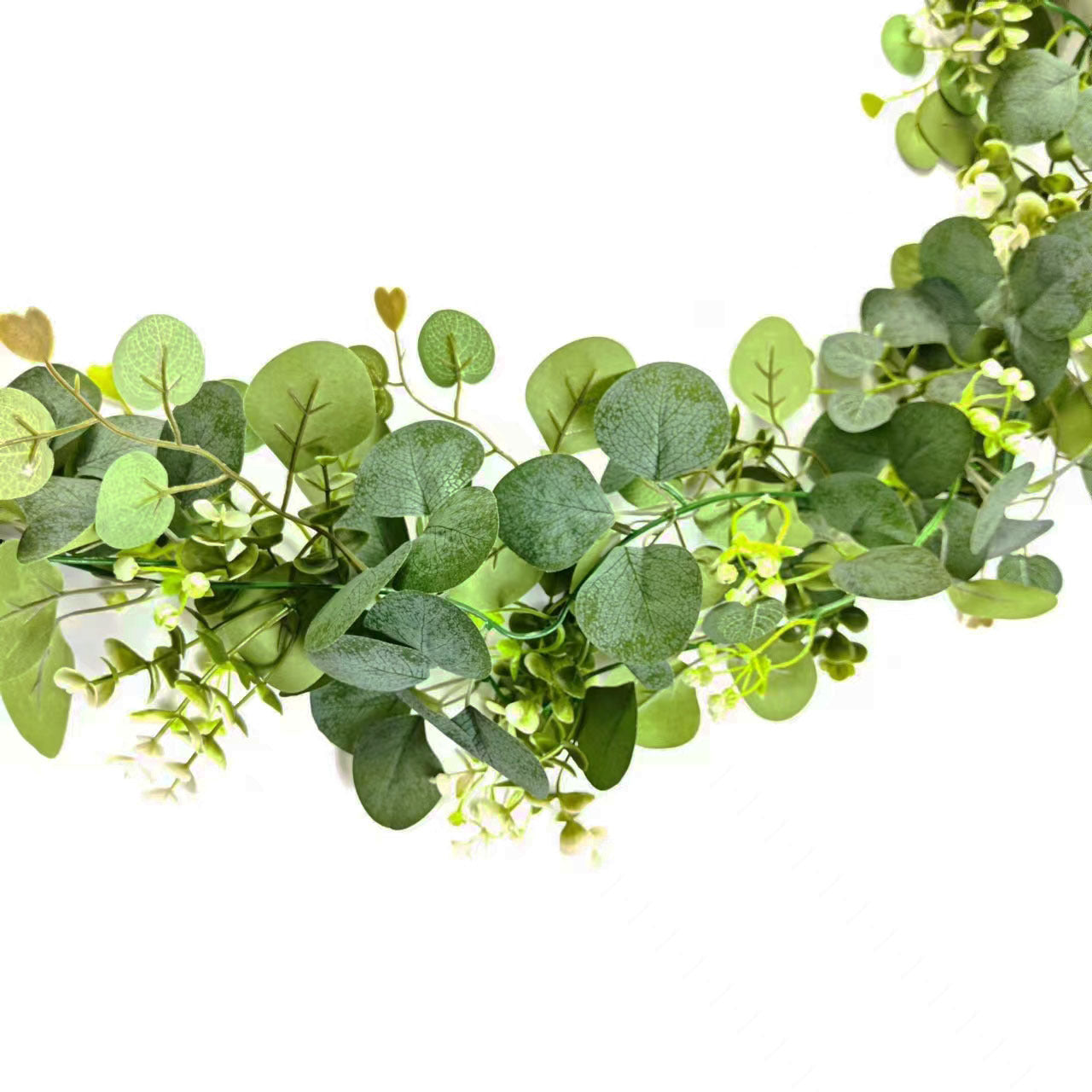 Bulk 2 Pack Eucalyptus Garland 5.91 Ft Artificial Greenery Garland Vines for Wedding Party Home Table Decor Wholesale