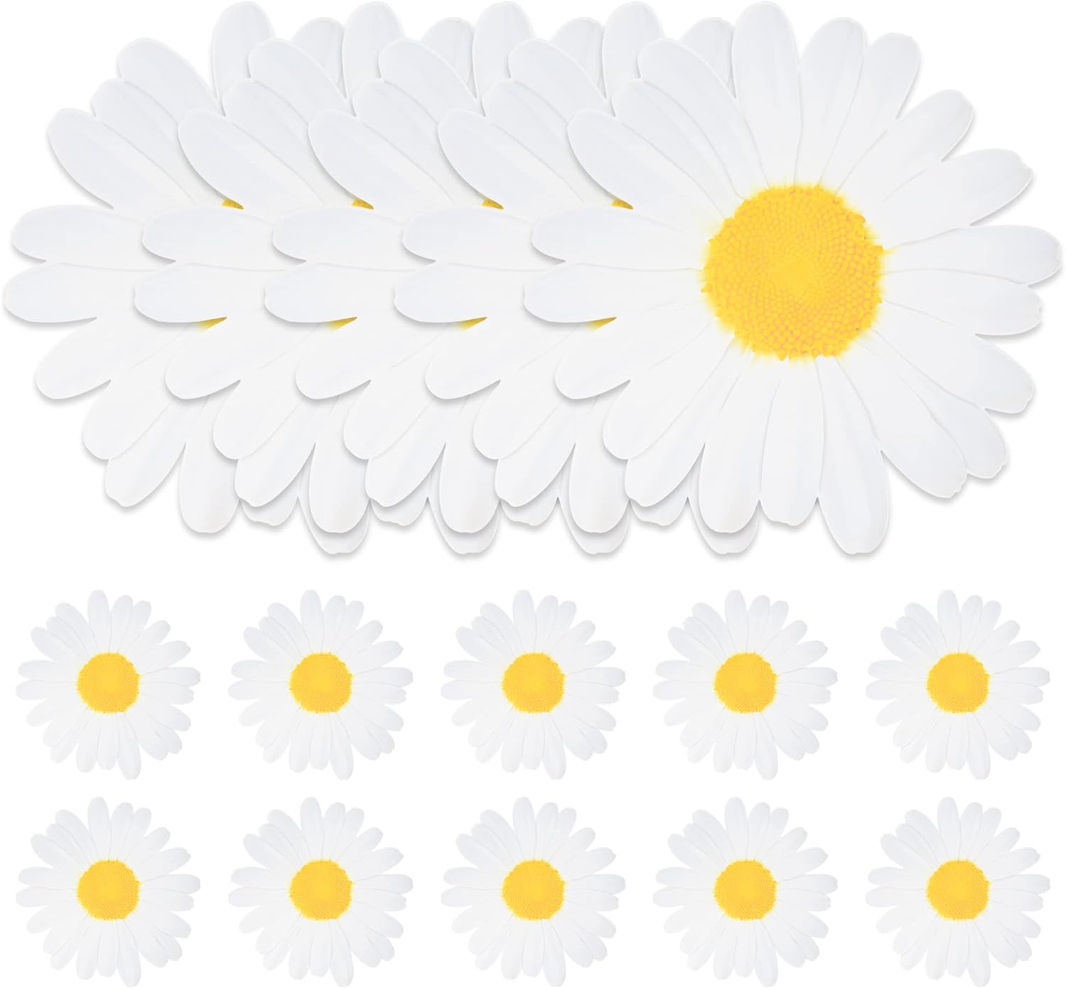 Bulk 50 Pcs Disposable Sunflower Shaped Paper Placemats Floral Chargers for Wedding Bridal Baby Shower Spring Summer Parties Wholesale