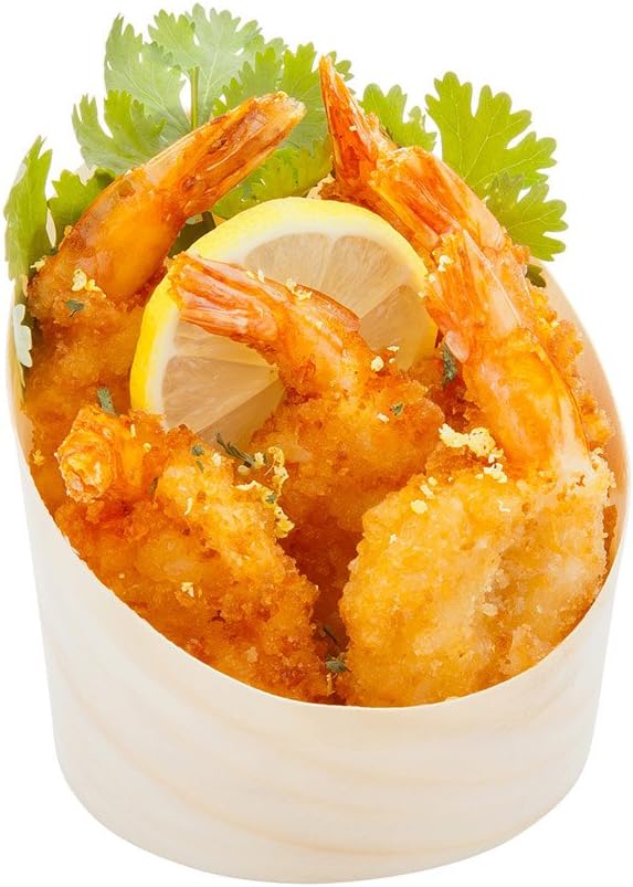 Bulk 100 Pack 4 Ounce Slanted Disposable Dessert Cups for Tasting Hors d'oeuvres Snacks and Appetizers at Weddings Parties and Events Wholesale