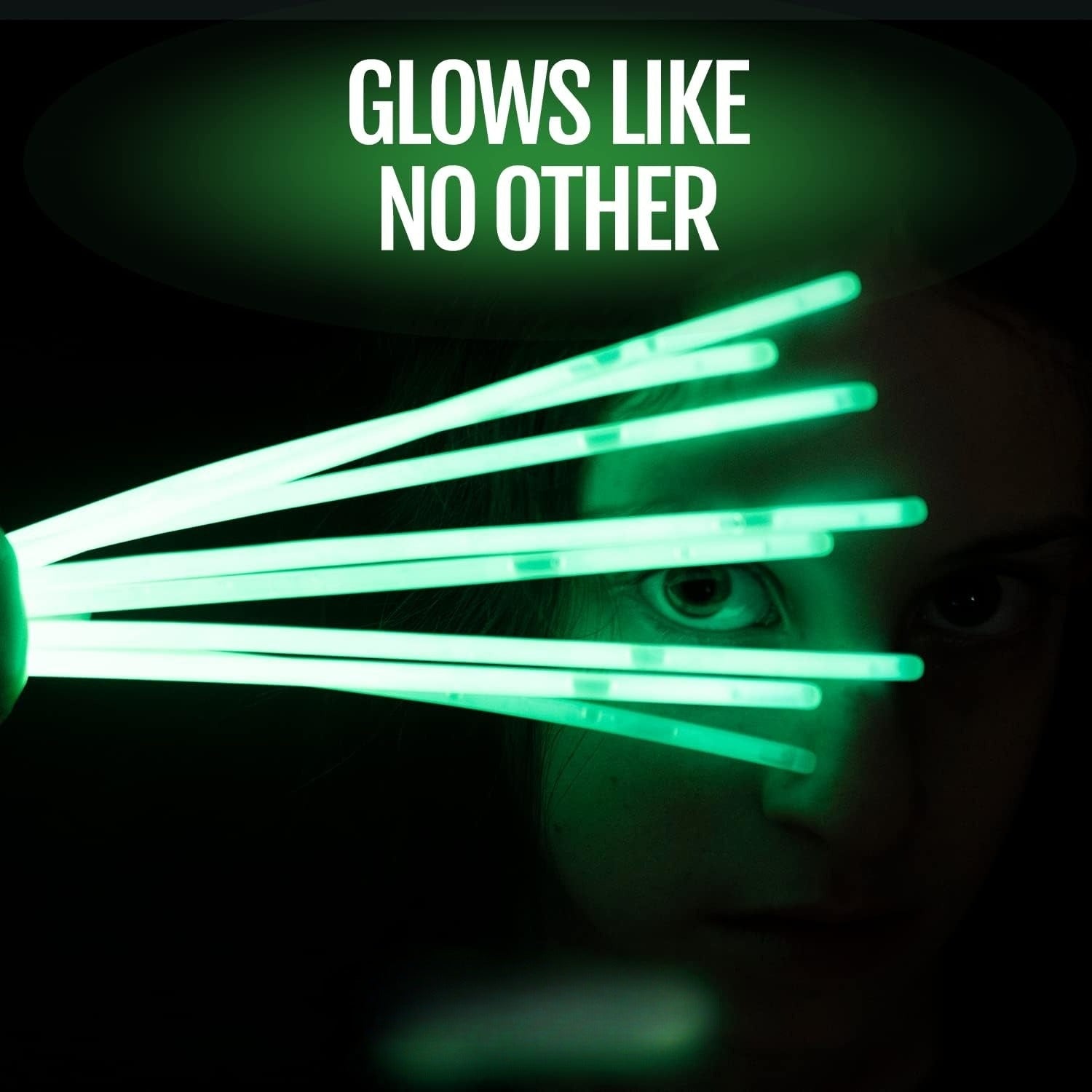 Bulk 100 PCS Ultra Bright Glow Sticks 8” 12 Hour Glow in the Dark Party Pack Waterproof Party Favors for Birthdays Weddings Halloween Camping Wholesale