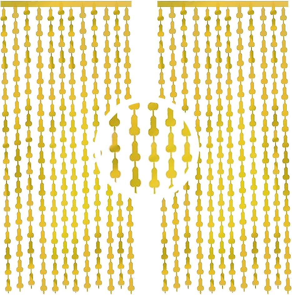 Bulk 2 Pcs 3.3x6.6ft Hollow Gourd Foil Fringe Curtains Backdrop for Bachelorette Bridal Shower Wedding Valentine's Day Photoshoots Wholesale