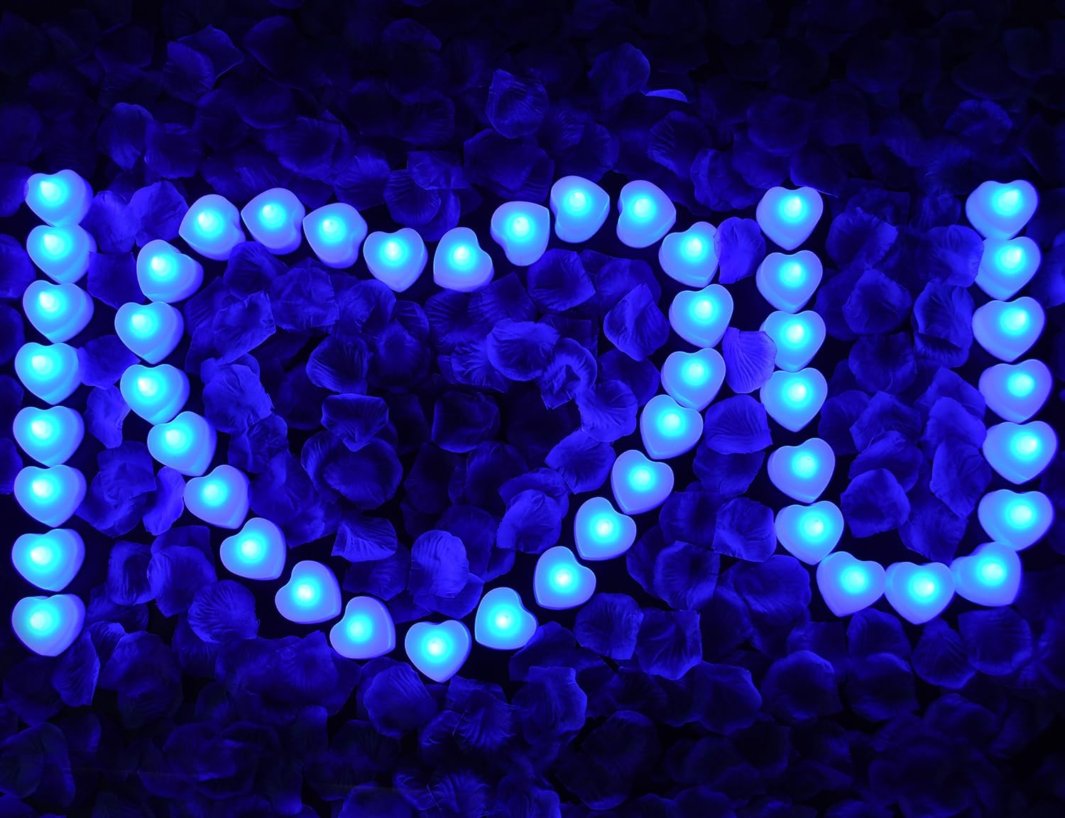 Bulk 2000/4000/8000 pcs Artificial Rose Petals with LED Tea Lights for Special and Romantic Nights Valentine's Day and Wedding Decor Wholesale