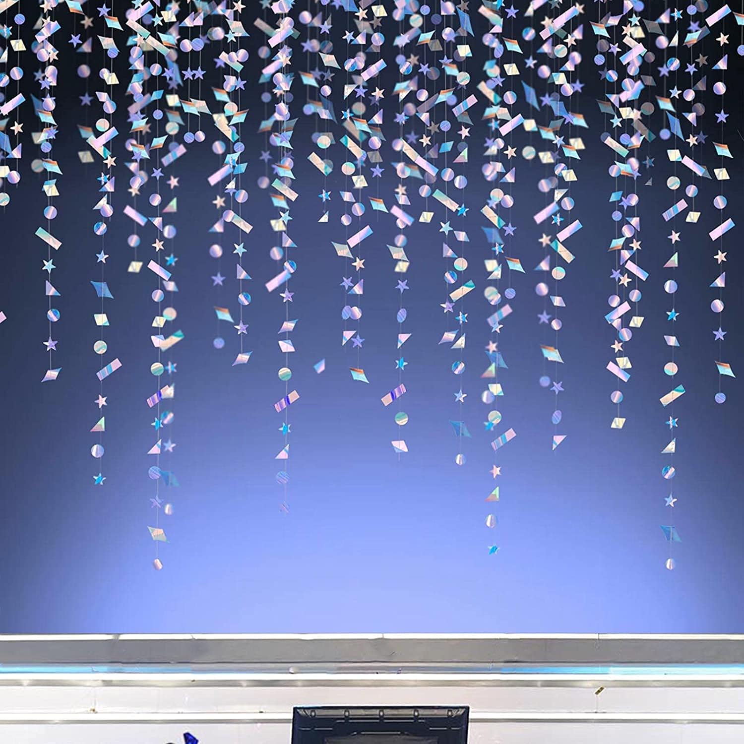 Bulk 10 Pack Sparkling Confetti Garland Streamers for Kids’ Birthdays Bridal Baby Showers Bachelorette Christmas New Year’s Party Decor Wholesale
