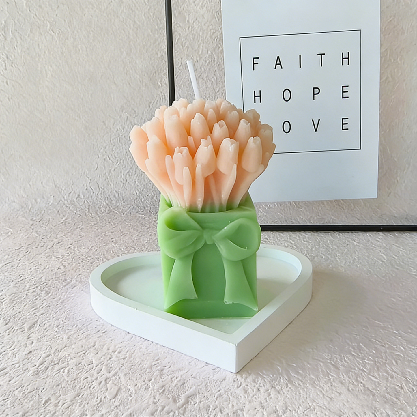 Tulip Bouquet Scented Candle (3 Sizes) - Ins Vibe Valentine's Day Gift Flower Candle Cup