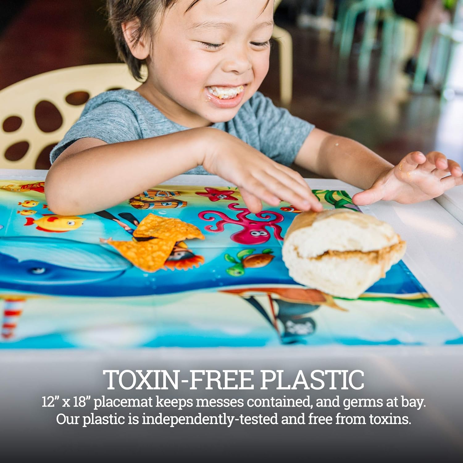 Bulk 40 Pcs Adorable Animal Design Disposable Toddler Placemats, Perfect for Baby Dining and Party Gifting Wholesale