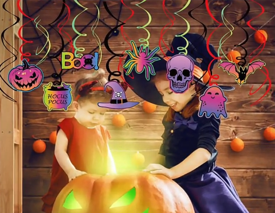 Bulk Halloween Decoration Pumpkin Honeycomb Accents Fun and Festive Paper Decor for Parties Wholesale