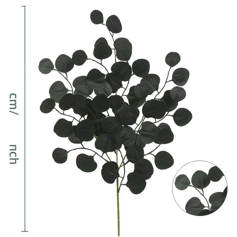 39.4 Inch Artificial Single-Stem Eucalyptus Leaves - Home Decor, Floral Arrangement & Craft Supply