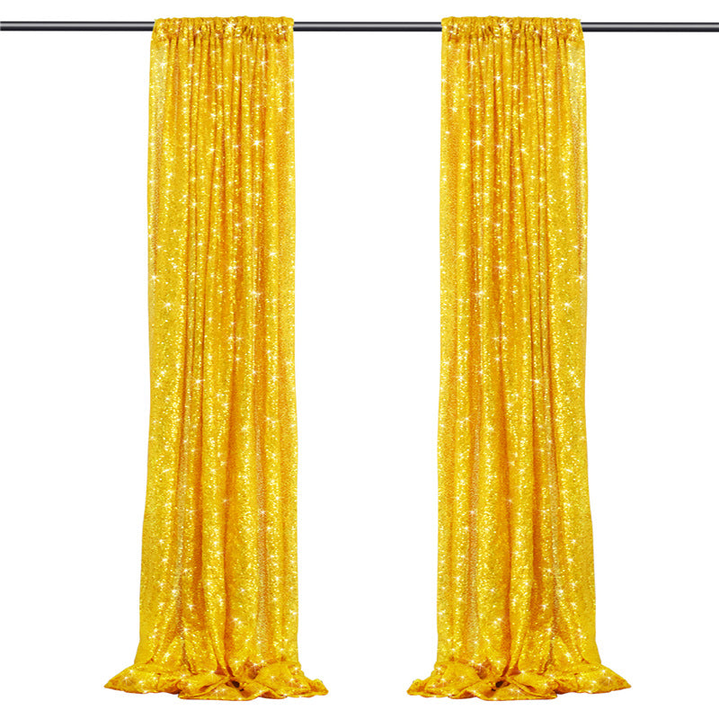 Bulk 2 PCS Sequin Backdrop Curtain 2FTx8FT Panels Glitter Background Drapes for Wedding Baby Shower Stage Decorations Wholesale
