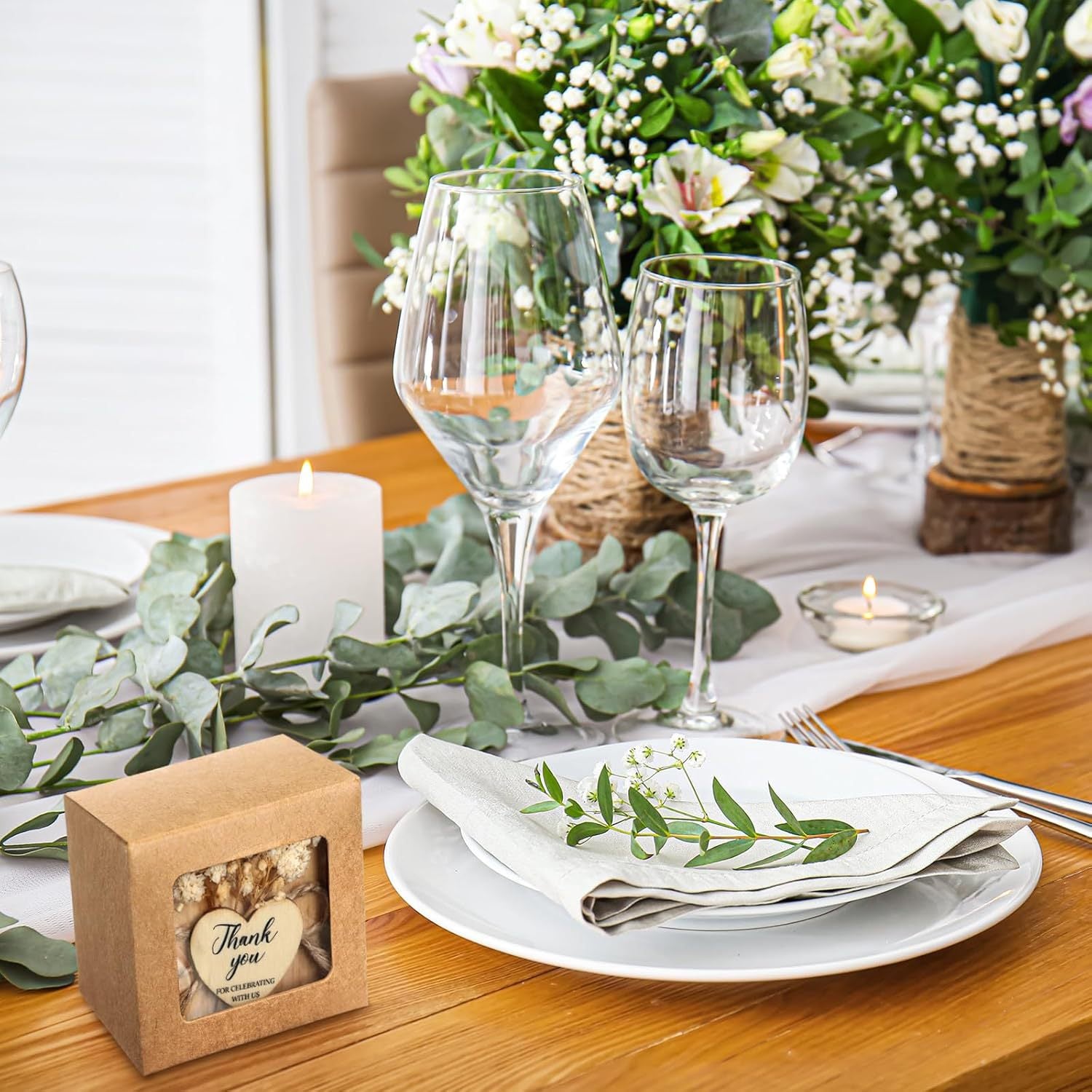 Bulk 10 Pack Wooden Tea Light Holder Wedding Favors for Guests Return Gifts Bridal Shower Party Favors Adults for Guest Thank You Gifts Decorative for Table Centerpiece Wholesale