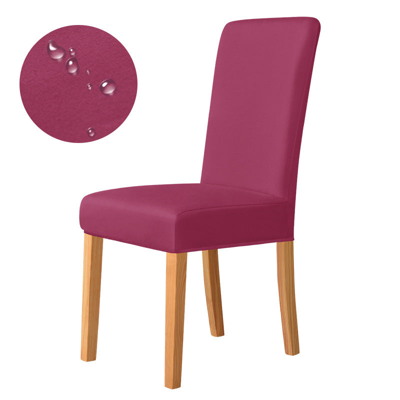 Bulk 10 Pcs Milk Fiber Chair Cover Stretch Waterproof Durable Chair Cover for Hotel Dining Room Kitchen Chairs Wholesale