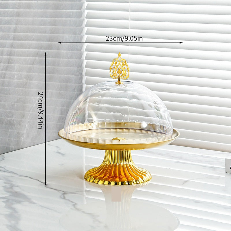 Bulk Cake Plates with Lid Snack Display Rack for Wedding Party Wholesale