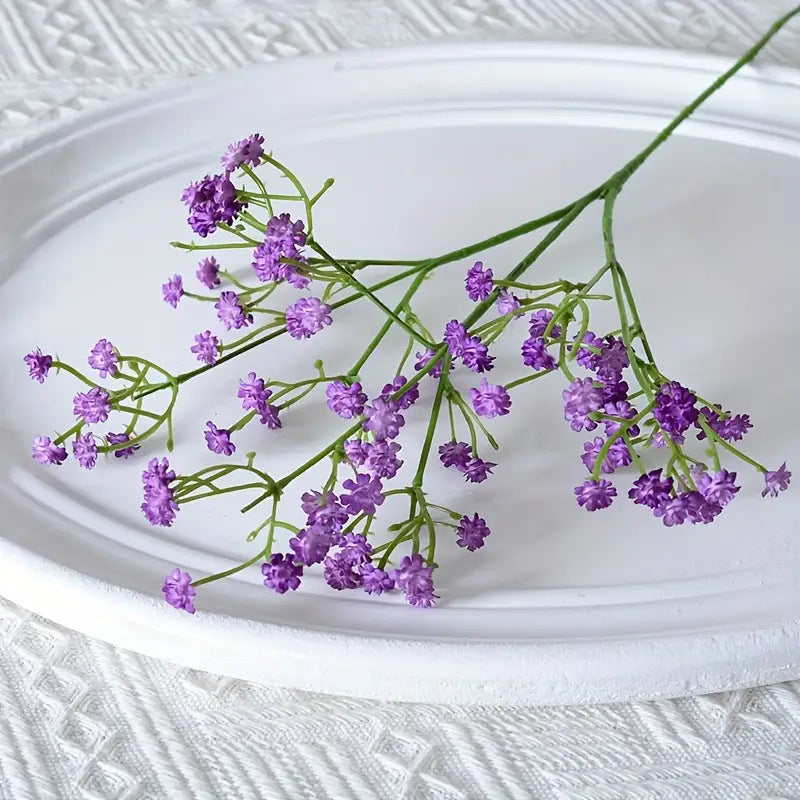 Bulk 10 Pcs Artificial Baby Breath Gypsophila Premium Stems with Blooms UV Guard for Wedding Arch Florals Non-Fading Wholesale