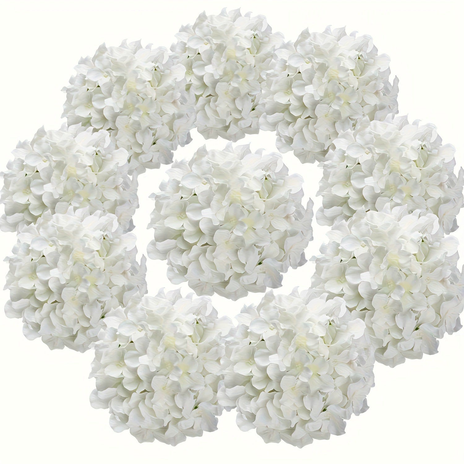 Bulk 72 Pack Artificial Hydrangea Flowers Real Touch Silk Wedding Arch Flowers Indoor Outdoor Faux Botanicals for Boho Centerpieces & Bridal Shower Backdrops Wholesale