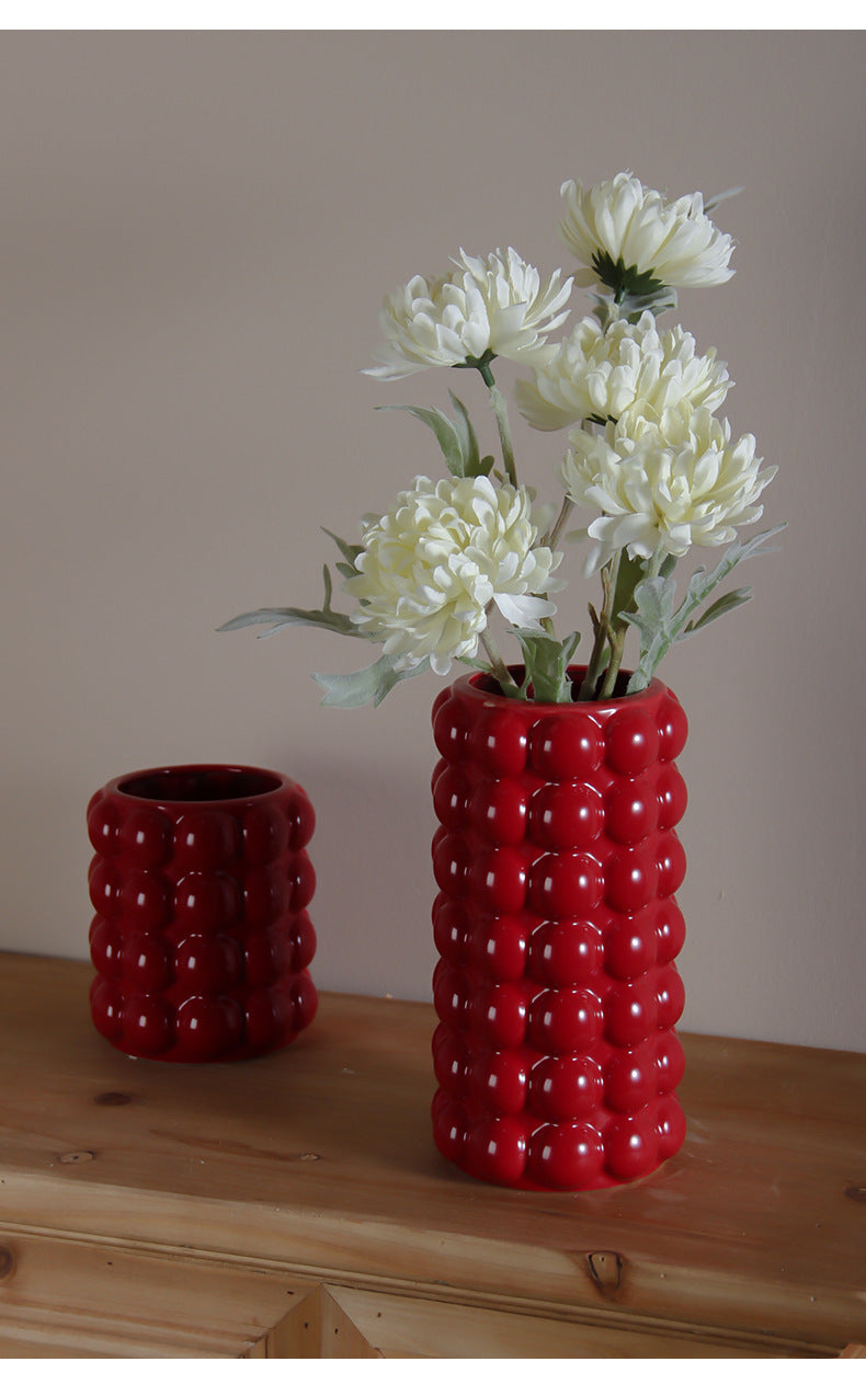 Bulk Set of 2 Modern Boho Ceramic Vase Decor for Living Room Bedroom Bookshelf Mantel Fireplace Coffee Table Wholesale