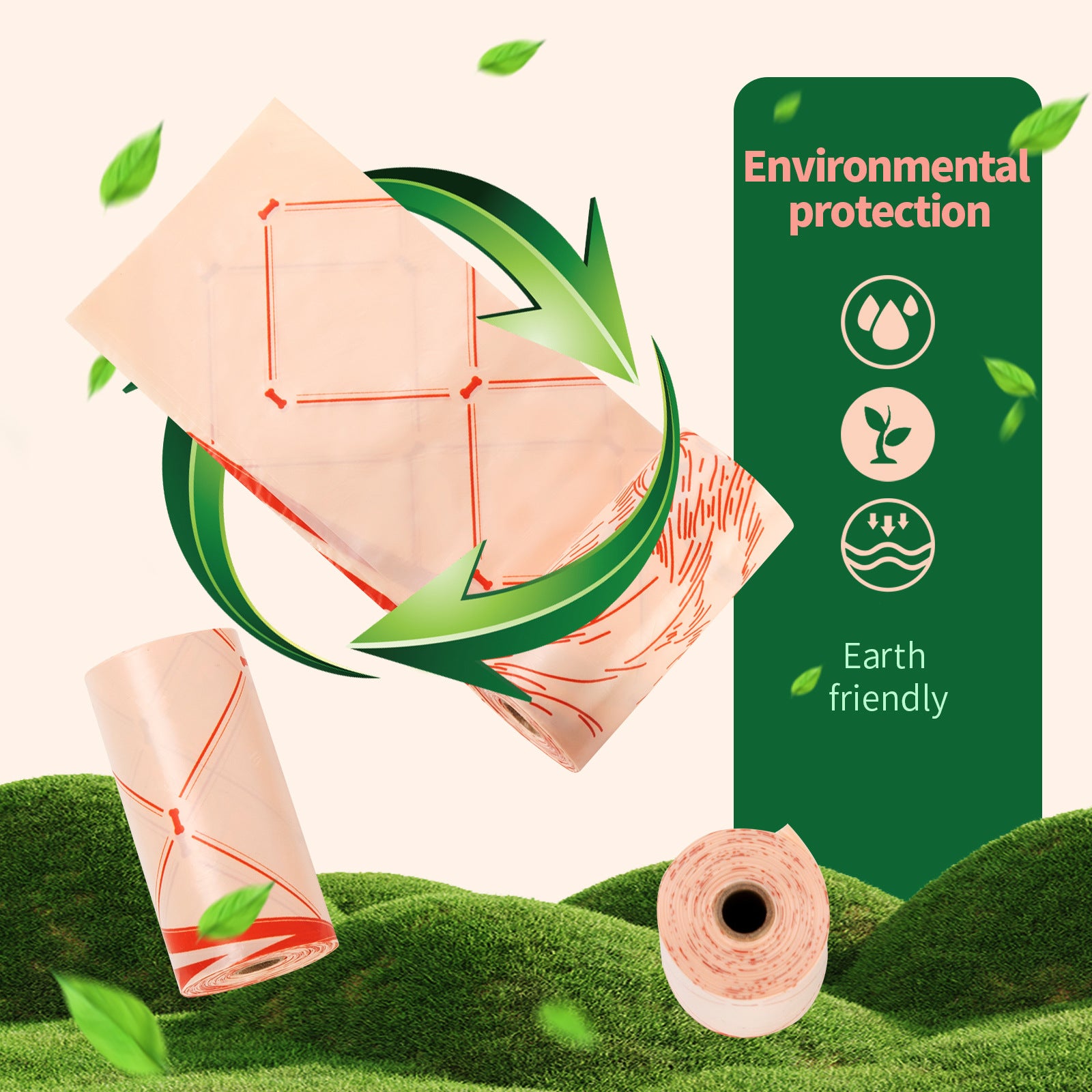 Premium Dog Poop Bags Leak Proof Extra Thick Lavender Scent Eco Friendly Certified Waste Roll Refill Large Dogs & Outdoor Walking