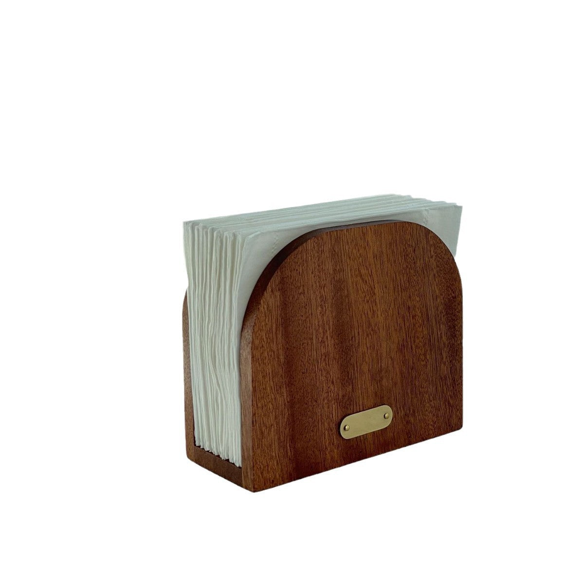 Bulk Wood Napkin Holder 2025 Solid Rustic Organizer Anti Tip Base Farmhouse Weddings Commercial Kitchen Outdoor Dining Decor Wholesale