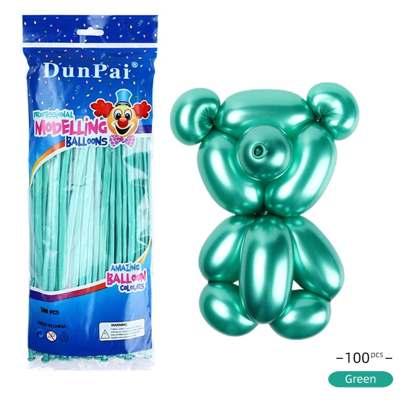 Bulk 200 Pcs DIY Long Latex Balloons Twisting Balloons for Birthday Party Anniversary Wedding Party Events Wholesale