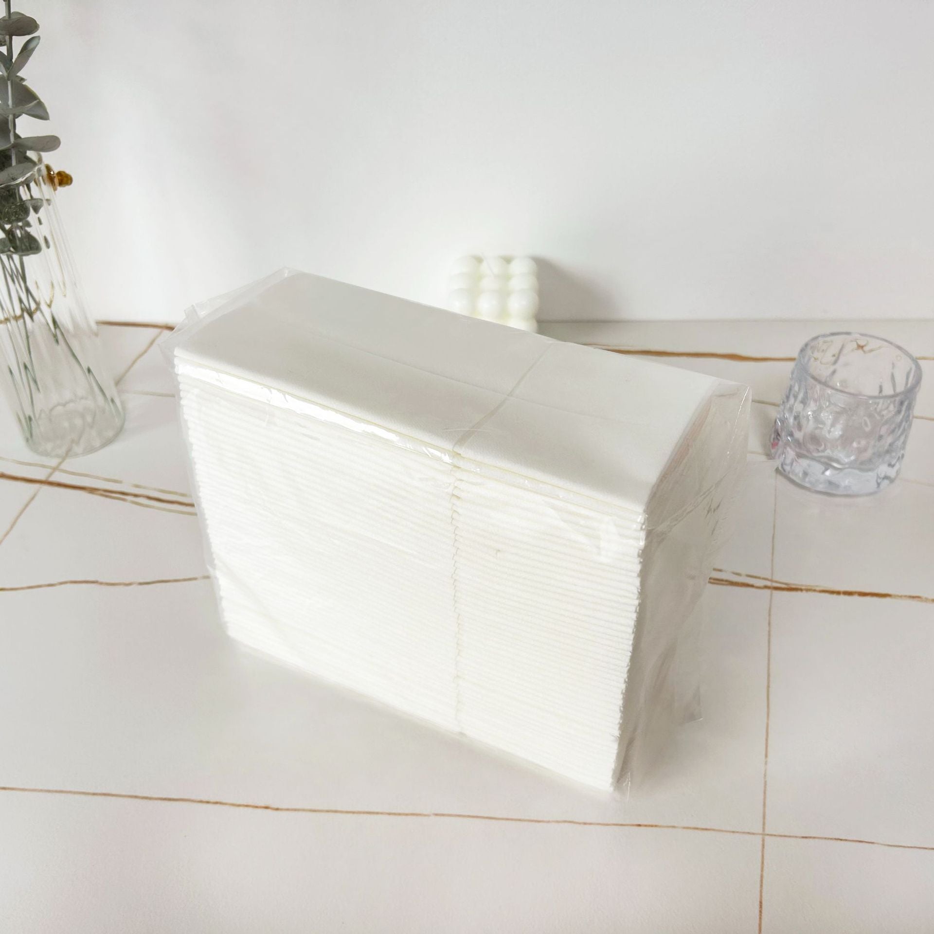 Bulk 50 Pcs Disposable Flatware Pocket Prefolded Cloth Napkins for Parties Weddings Events Dinners Wholesale