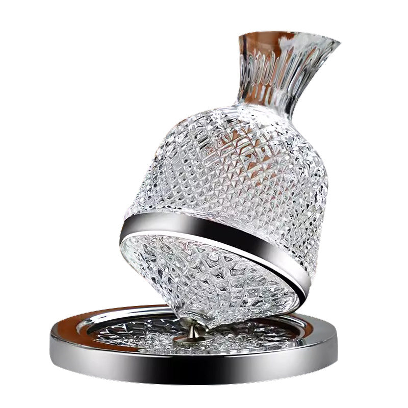 Bulk 1500 ML Rotating Top Red Wine Decanter European Style Tumbler Decanter for Wedding Birthday Helovers'day Wholesale