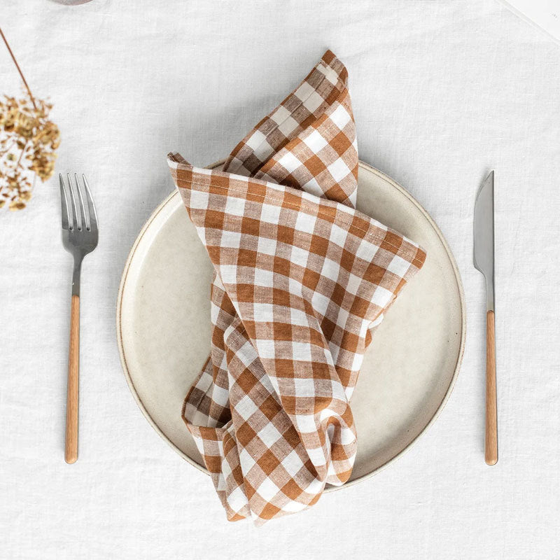 Bulk Linen Napkins 2025 100% French Flax Reusable Biodegradable Table Dining Rustic Weddings Restaurant Banquet Wholesale