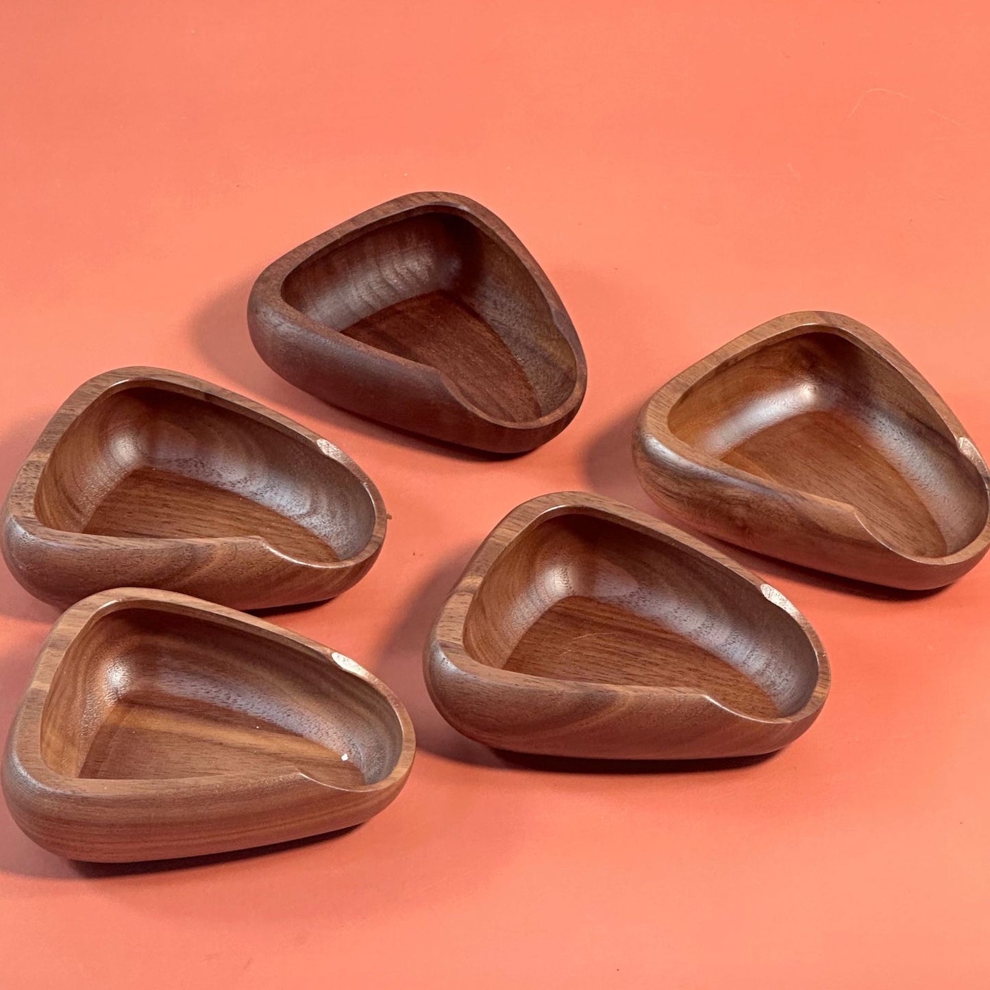 Walnut Coffee Bean Scoop Tray - Espresso Bean Measuring Dish & Coffee Accessory