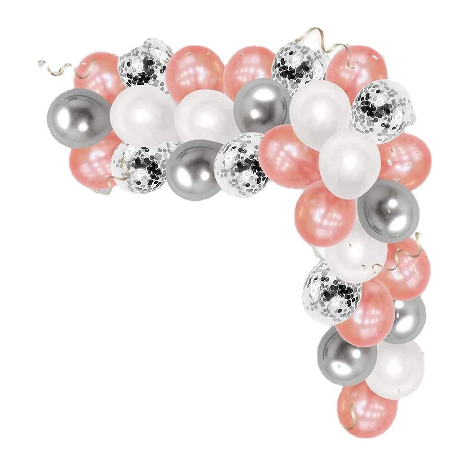 Last Disco Bachelorette Party Decor Kit - Rose Gold "Last Disco" Balloons & Bride to Be Balloon Chain Set