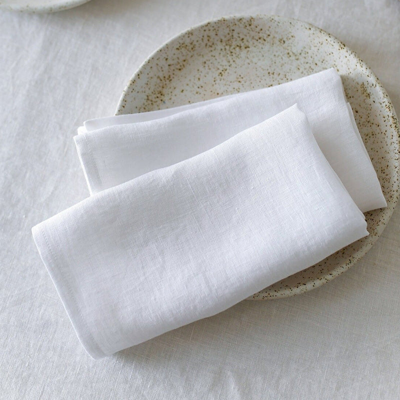 Bulk Linen Napkins 2025 100% French Flax Reusable Biodegradable Table Dining Rustic Weddings Restaurant Banquet Wholesale