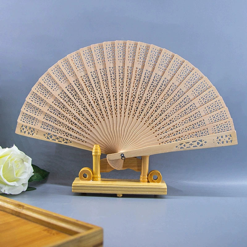 Premium 10 pcs Wedding Favor Fans Personalized Wooden Hand Fans with Engraved Text for Bridal Shower Guest Gifts Party Favors