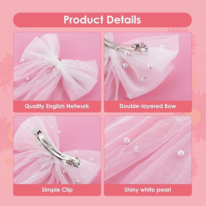 Bulk Lace Veil Pearl White Wedding Hair Bow Bulk Bridal Accessories Barrette New Bridesmaid Veil Bachelorette Party Decor Wholesale