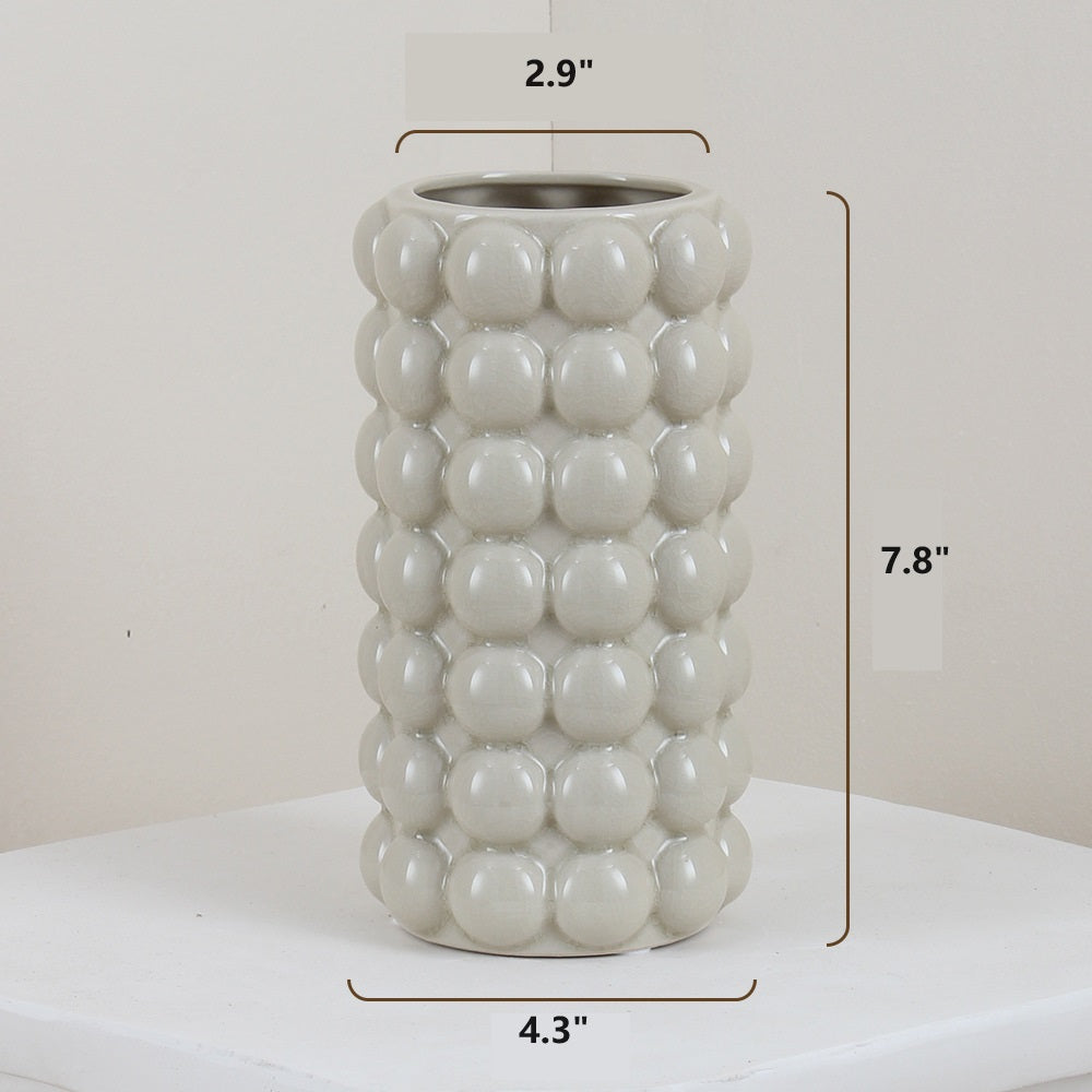 Bulk Set of 2 Modern Boho Ceramic Vase Decor for Living Room Bedroom Bookshelf Mantel Fireplace Coffee Table Wholesale