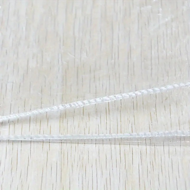 Bulk 2 Pcs Round Plastic Table Covers 54X54 Inch Clear PVC Waterproof Tablecloths Wholesale