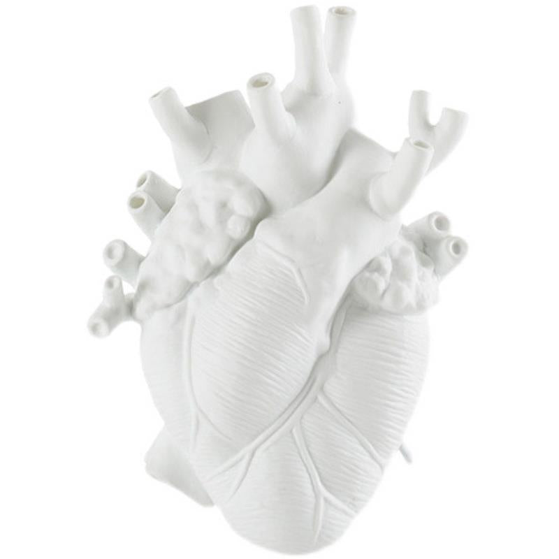Bulk Resin Vase Planter Vase In The Shape Of Human Heart Desktop Art Craft Ornament Vase Room Decor Home Decoration Decor Wholesale