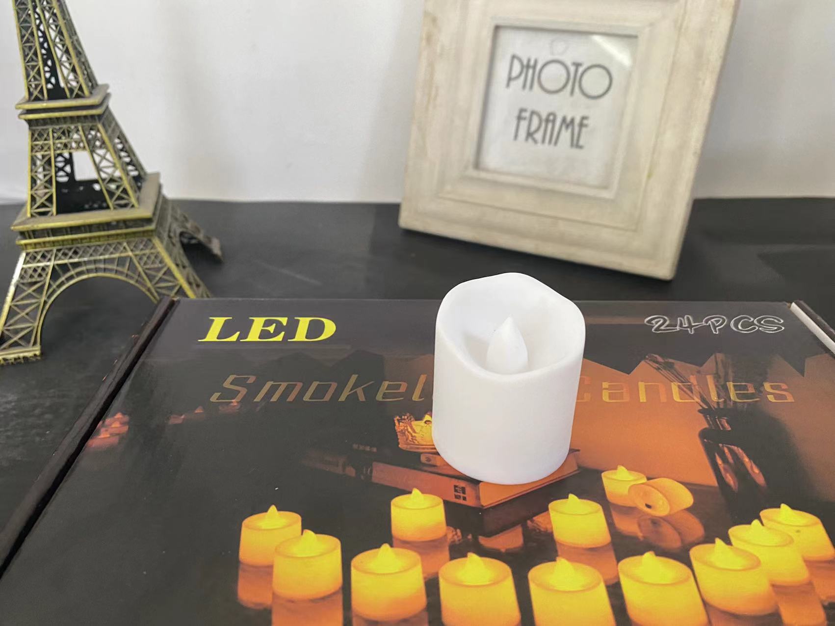 Bulk 24 Pack LED Votive Candles for Wedding Table Festival Decorations Wholesale