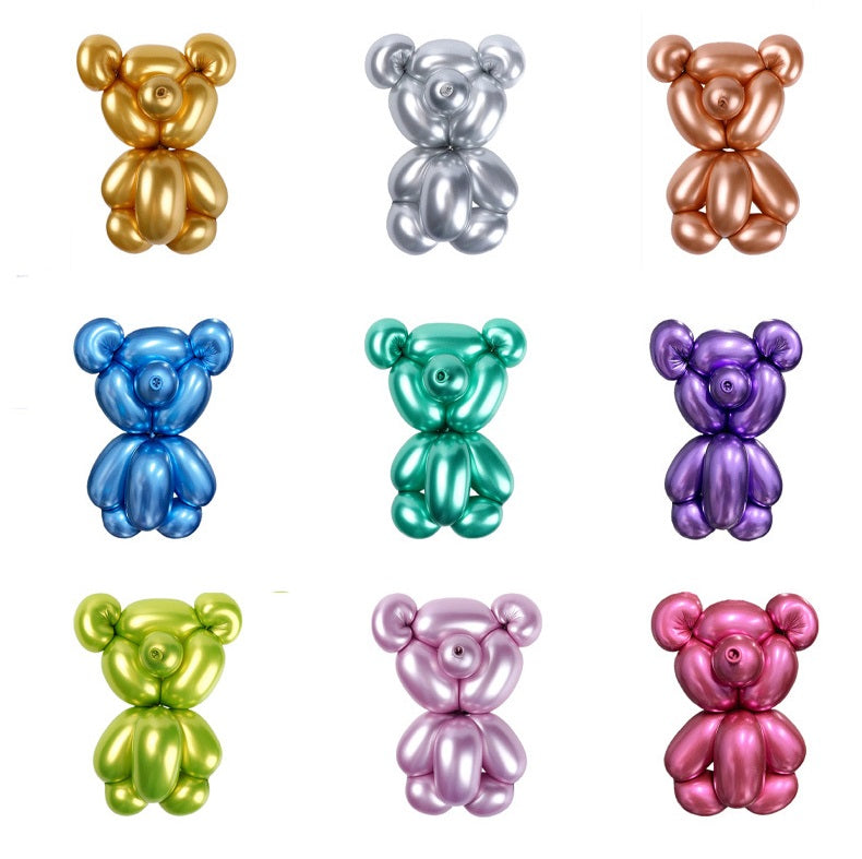 Bulk 200 Pcs DIY Long Latex Balloons Twisting Balloons for Birthday Party Anniversary Wedding Party Events Wholesale