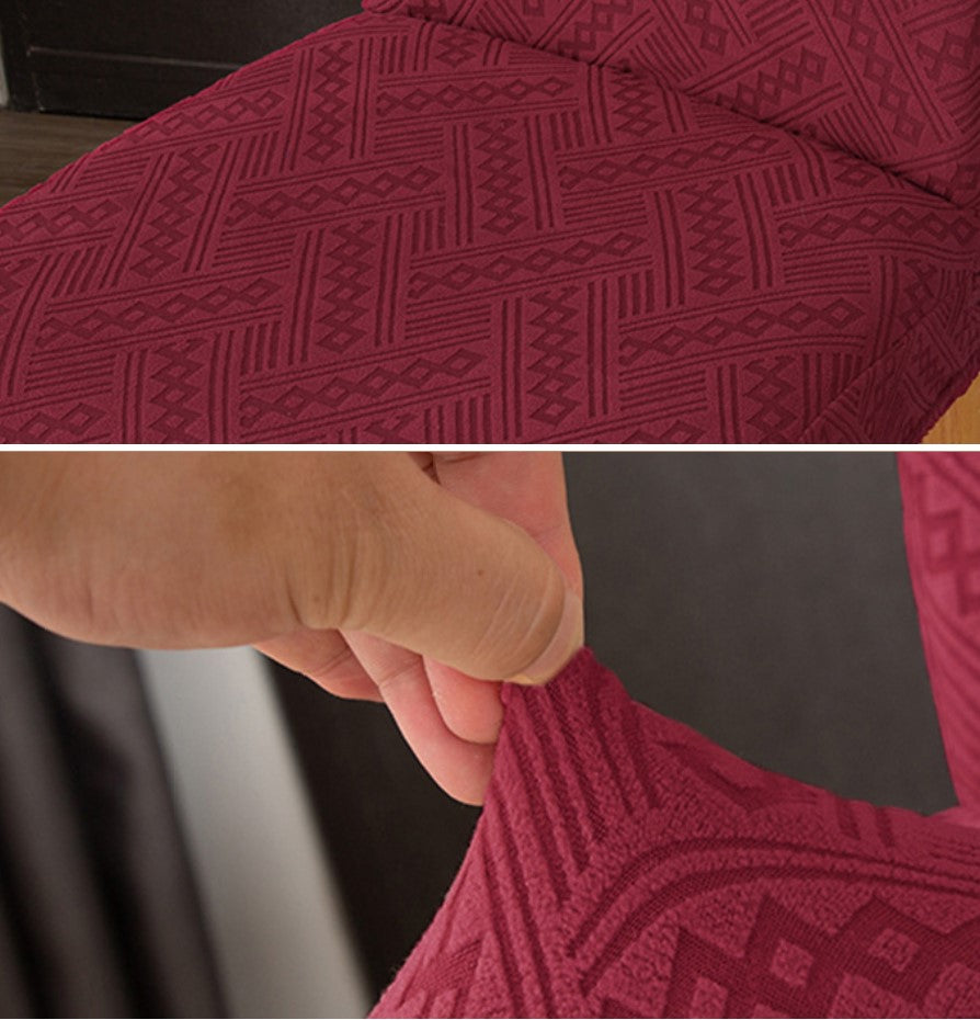 Bulk 2 Pcs Polyester Chair Covers Removable Washable Stretch Slipcover For Home Kitchen Decoration Wholesale