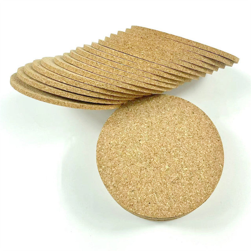Bulk 2 Pack Round Cork Trivets Heat Resistant Placemat Coasters for Hot Dishes Hot Drinks Wholesale