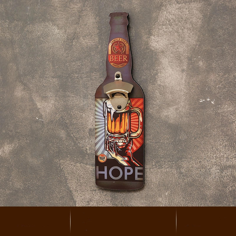 Vintage Beer Bottle Opener Wall Decor  & Kitchen Wall Art
