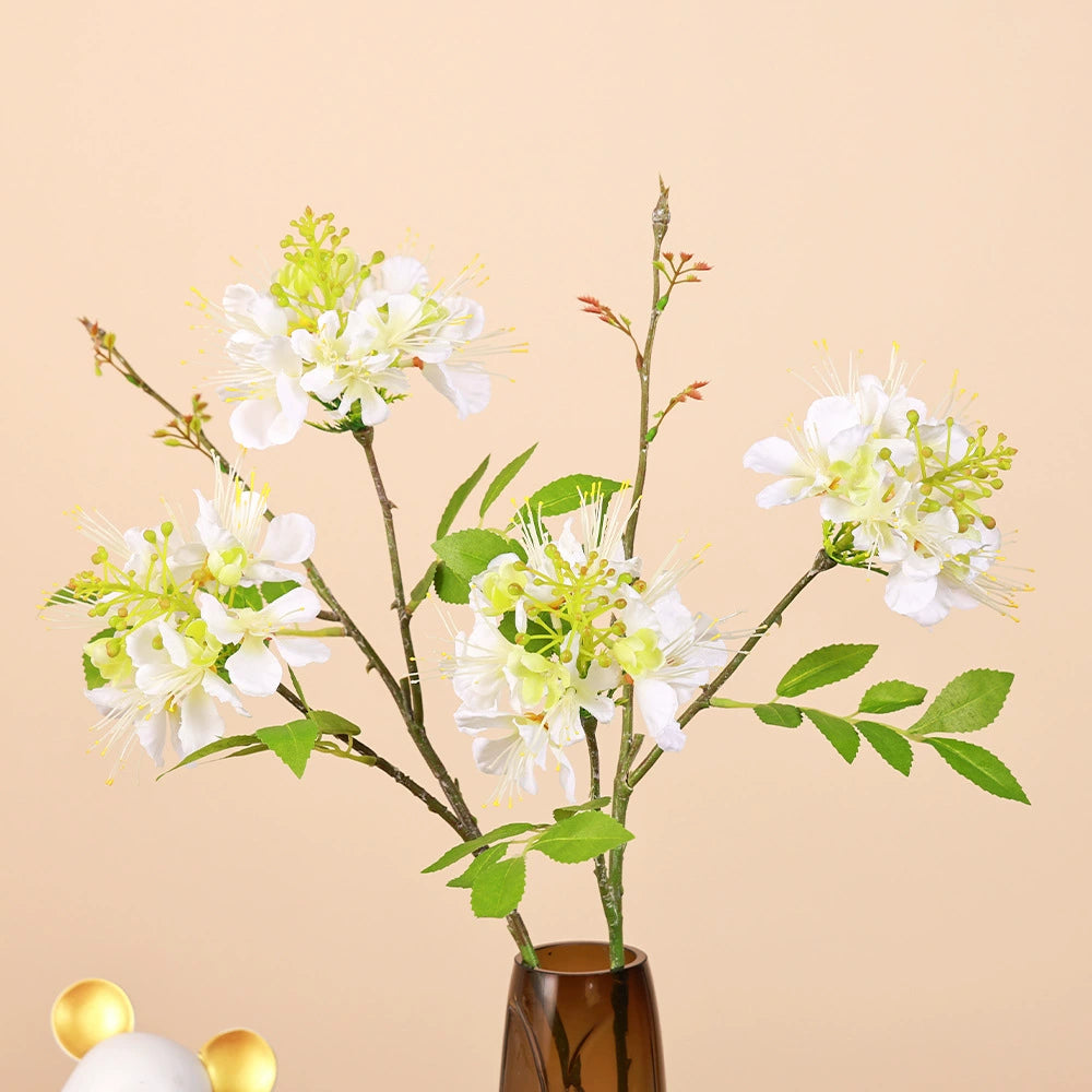 Artificial Pride of Burma Flowers - 2 Stems, 23.6'' Tall, Vibrant & Lifelike