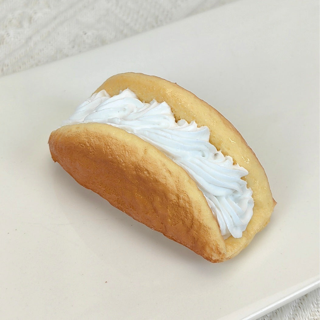7.87 Inch Lifelike Simulated Cream Cupcake - Fake Dessert Model for Home Decor, Photography Prop, Kids Play Kitchen, Realistic Mini Cake Replica