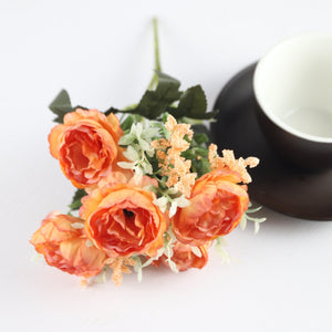 1 Bush 12 Inch Artificial Flowers Peony Bouquet - Artificialmerch