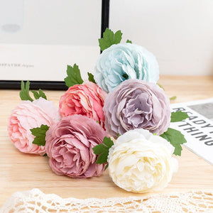 1 Branch Artificial Flowers Silk Peony - Artificialmerch