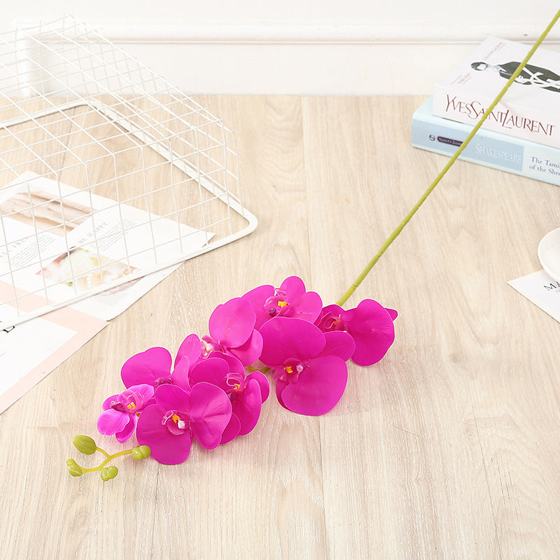 Bulk 39" Phalaenopsis Orchids Long Stem Artificial Flowers for Tall Vases Home Decor Wholesale