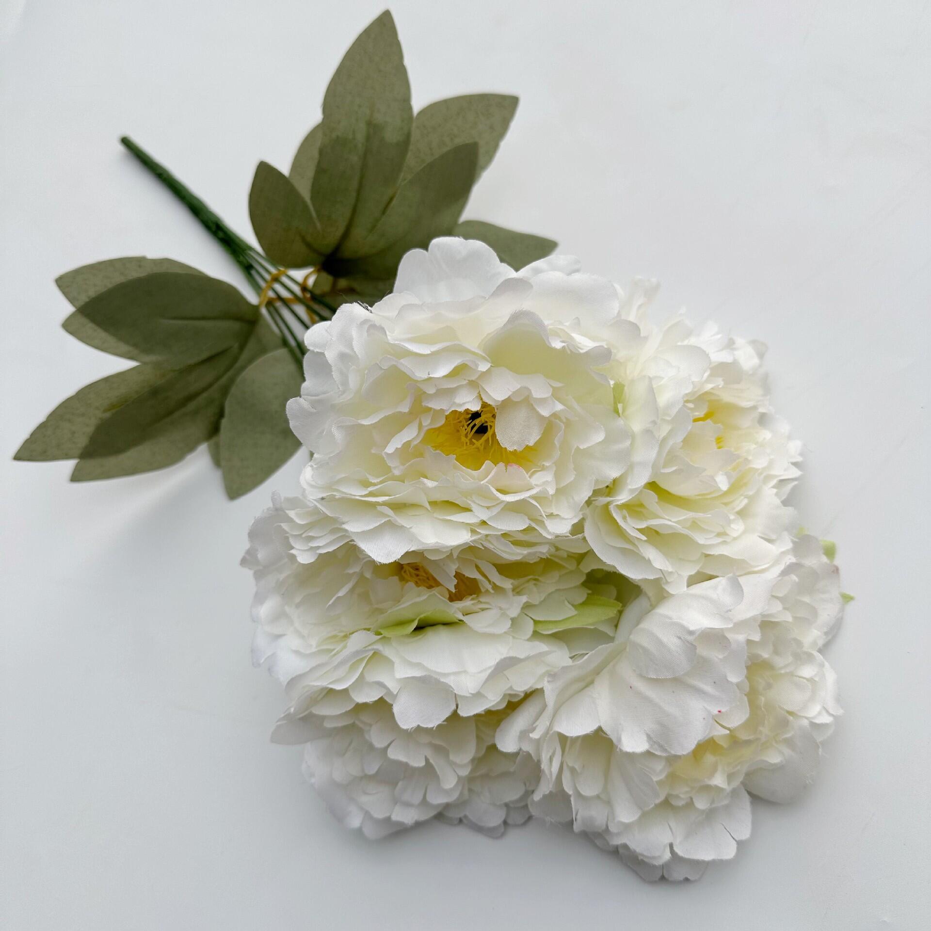 Bulk 18" Large Peonies Bush Artificial Silk Flowers Wholesale