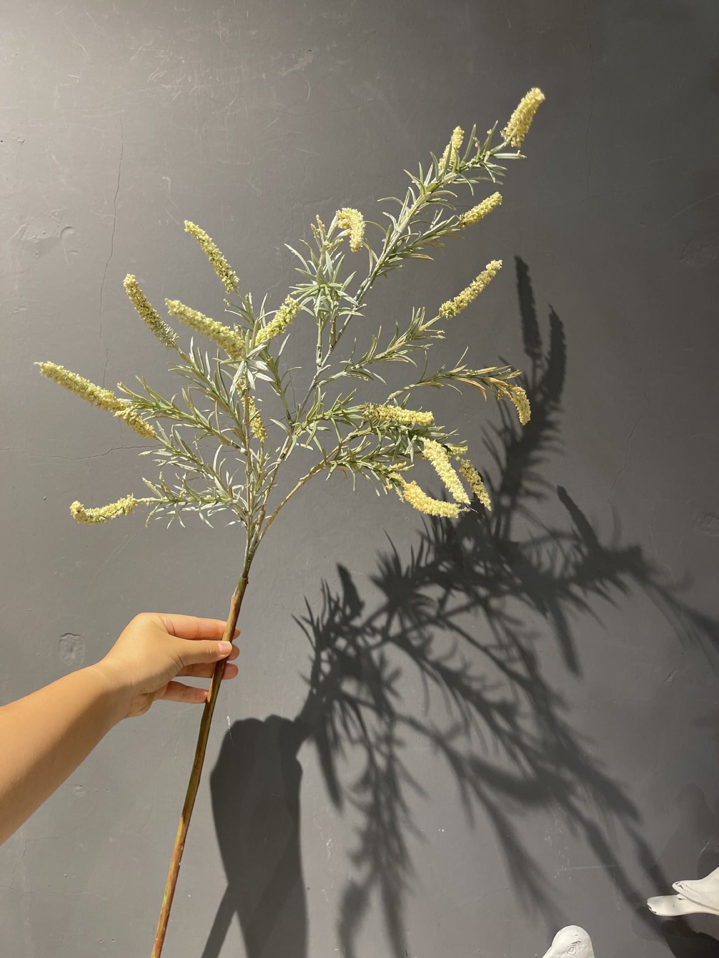 Wholesale Artificial Salvia Flower with Foliage Faux Sage Stem Rustic Wildflower Stem 35 Inch